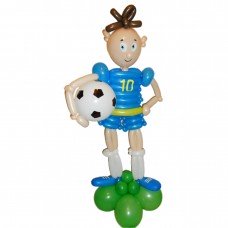 Фігура футболіста з кульок