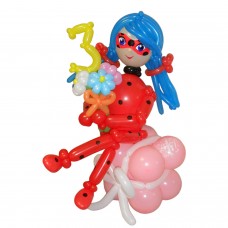 Іграшка Леді Баг з кульок