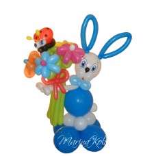 Іграшка Зайчишка з кульок