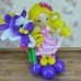Куколка из шариков девочке