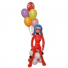 Фігура Леді Баг із кульок