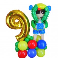 Леон із кульок Бравл Старс