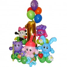 Малишарики всім рухом з кульок Малишарики всім рухом з кульок