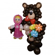 Маша і Ведмідь з кульок