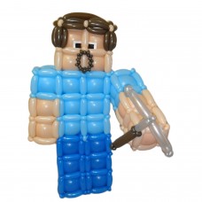 Майнкрафт з кульок Стив