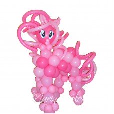 Поні Пінкі Пай з кульок