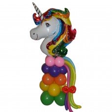 Райдужний єдиноріг з кульок
