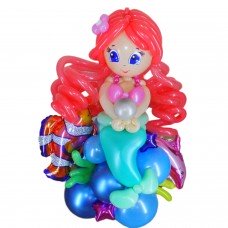 Русалочка з повітряних кульок