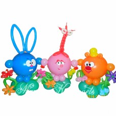 Смішарики з повітряних кульок