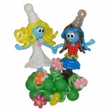 Смурфики Смурфетта і Заноза з кульок