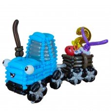 Трактор з кульок