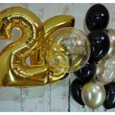 Букет гелевих кульок 26 років