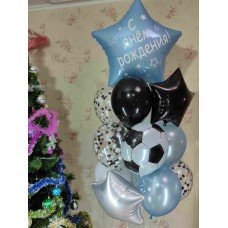 Букет гелієвих кульок для хлопчика Букет гелієвих кульок для хлопчика
