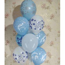 Букет гелієвих кульок для виписки