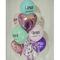 Букет гелієвих кульок весняний