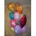 Букет ярких гелиевых шаров