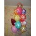 Букет ярких гелиевых шаров