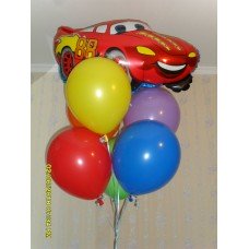 Фонтан гелієвих куль Блискавка Макквін