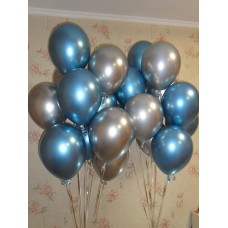 Фонтани гелієвих кульок Хром