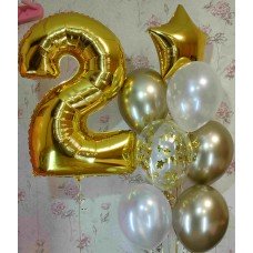 Гелієві кульки 2 роки Гелієві кульки 2 роки
