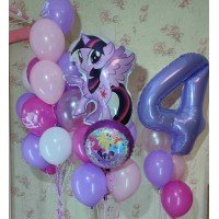 Гелієві кульки Чотири роки Гелієві кульки Чотири роки