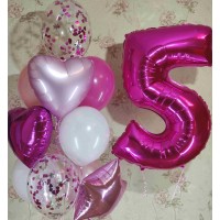 Гелієві кульки 5 років Гелієві кульки 5 років