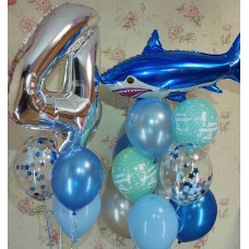 Гелієві кульки Акула