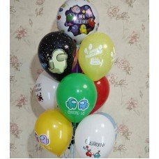 Гелиевые шарики Амонг Ас