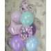 Гелієві кульки бірюзово пудровий Гелієві кульки бірюзово пудровий