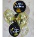 Гелієві кульки чорне золото
