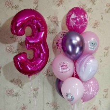 Гелієві кульки Дівчинці