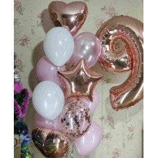 Гелієві кульки Дев'ять років