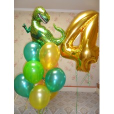 Гелієві кульки Динозаври