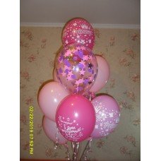 Гелієві кульки для дівчинки