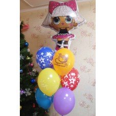 Гелієві кульки Лялечка Лол