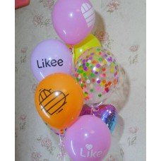 Гелієві кульки Лайк (Likee)