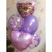 Гелієві кульки ЛОЛ фіолетовий