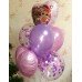 Гелієві кульки ЛОЛ фіолетовий