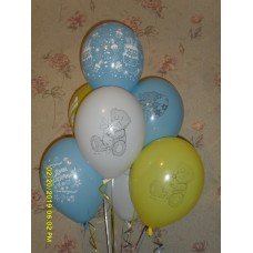 Гелієві кульки ведмедик Тедді