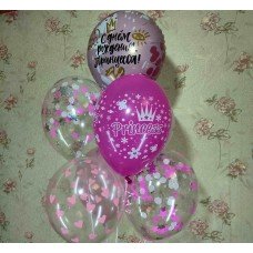 Гелієві кульки Мішура Зірочки Гелієві кульки Мішура Зірочки