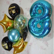 Гелієві кульки на вісім років