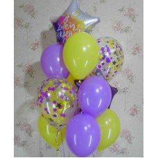 Гелієві кульки Ніжна лаванда