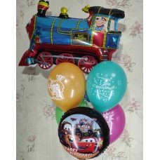 Гелієві кульки з машинками
