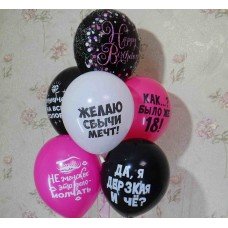 Гелієві кульки з побажаннями