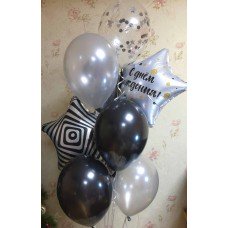 Гелієві кульки Сіра Ілюзія