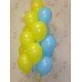 Гелієві кульки Синьо-Жовті
