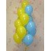 Гелієві кульки Синьо-Жовті