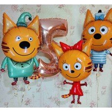 Гелієві кульки Три кота Гелієві кульки Три кота