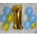 Гелієві кульки Золотий рік Гелієві кульки Золотий рік
