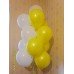 Гелієві кульки біло-жовтий фонтан